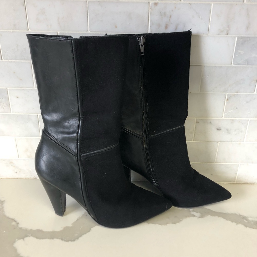 Le Chateau two tone cropped bootie